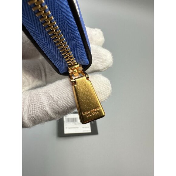 Kate Spade Katy Sunshine Floral Textured Leather Medium Zip Around Wallet KF947 - Picture 16 of 16